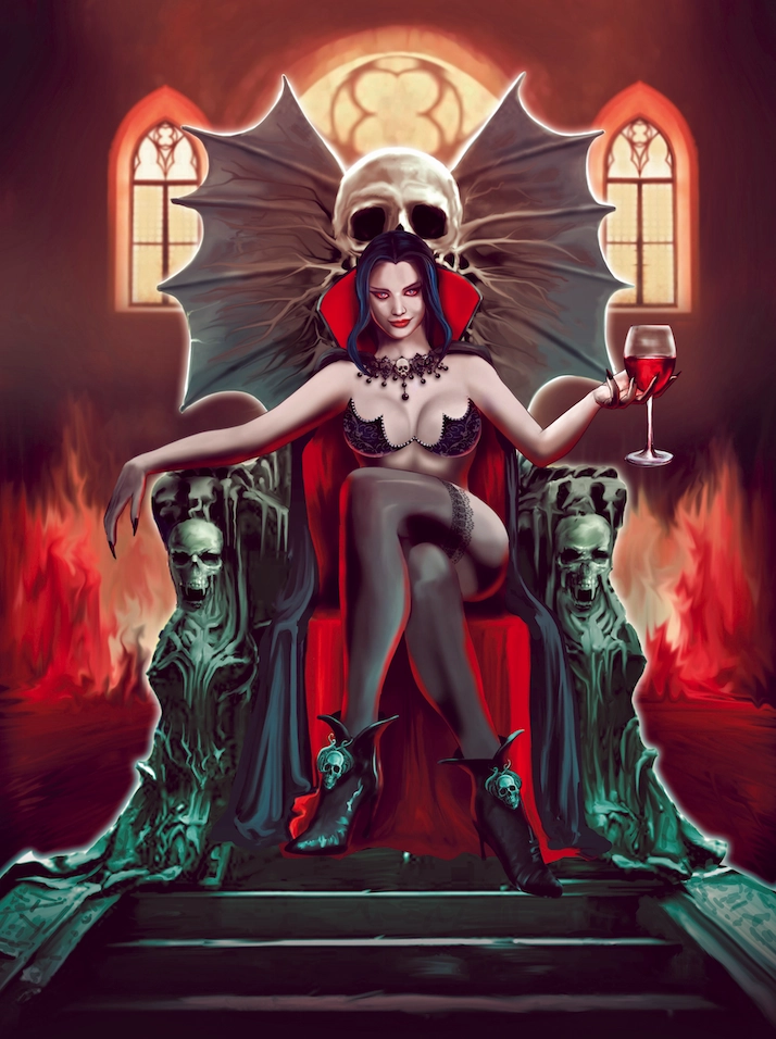 Ilustración de la baraja Vampiro Aggro